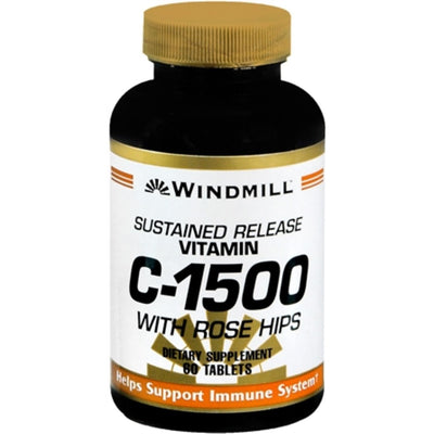 Windmill Vitamin C 1500 Mg with Rose Hips - 60 Tablets