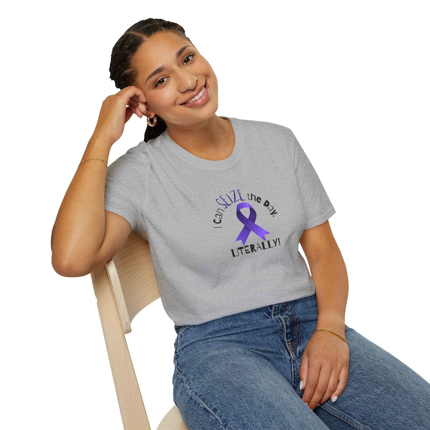 Epilepsy Awareness Pin Button - Seize the Day