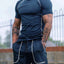 Conjunto de camiseta y pantalones cortos de 2 piezas para hombres cómodo