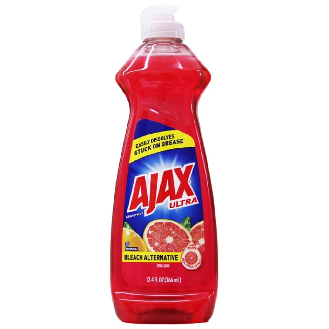 Ajax Jabón Líquido para Platos, Aroma a Pomelo - 12.4 Fl Oz