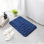 Cobblestone Embossed Bathroom Bath Mat Non-slip Carpets In Wash Basin Bathtub Side Floor Rug Shower Room Doormat Memory Foam Pad - Korvel