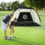Filet d'entraînement de golf avec tissu cible et sac de transport