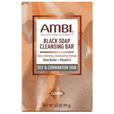Savon Noir Ambi - Barre de 3,5 oz pour une Peau Nourrie
