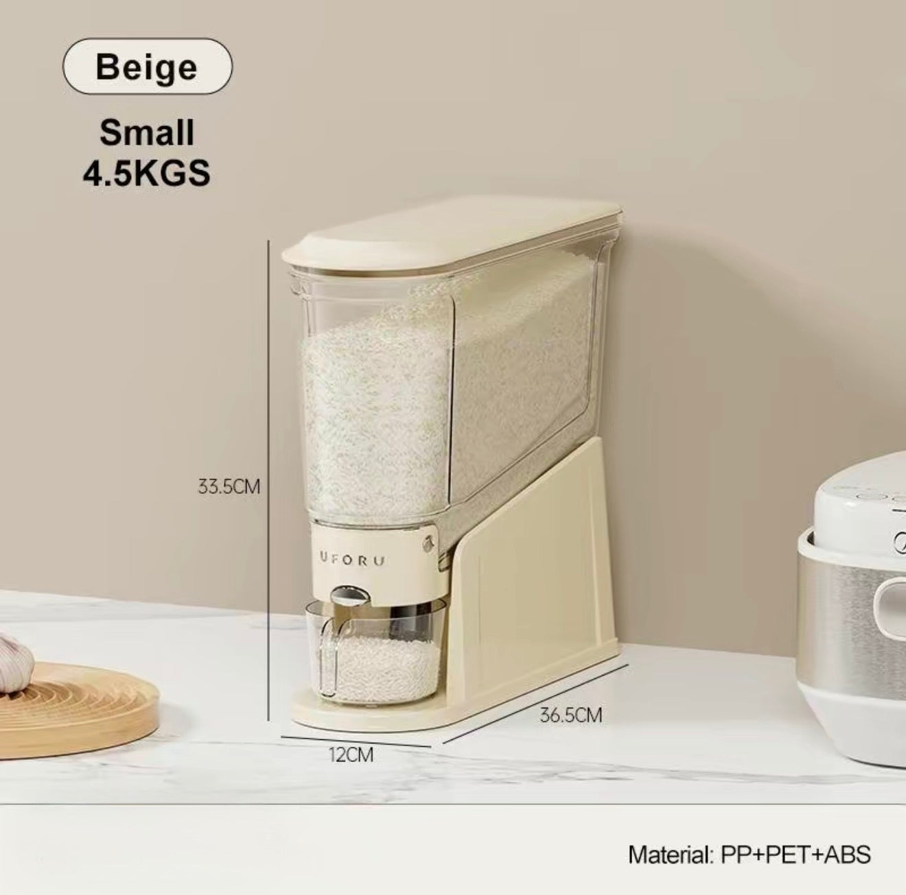 GrainGuard Rice Dispenser - Premium Food Storage Solution