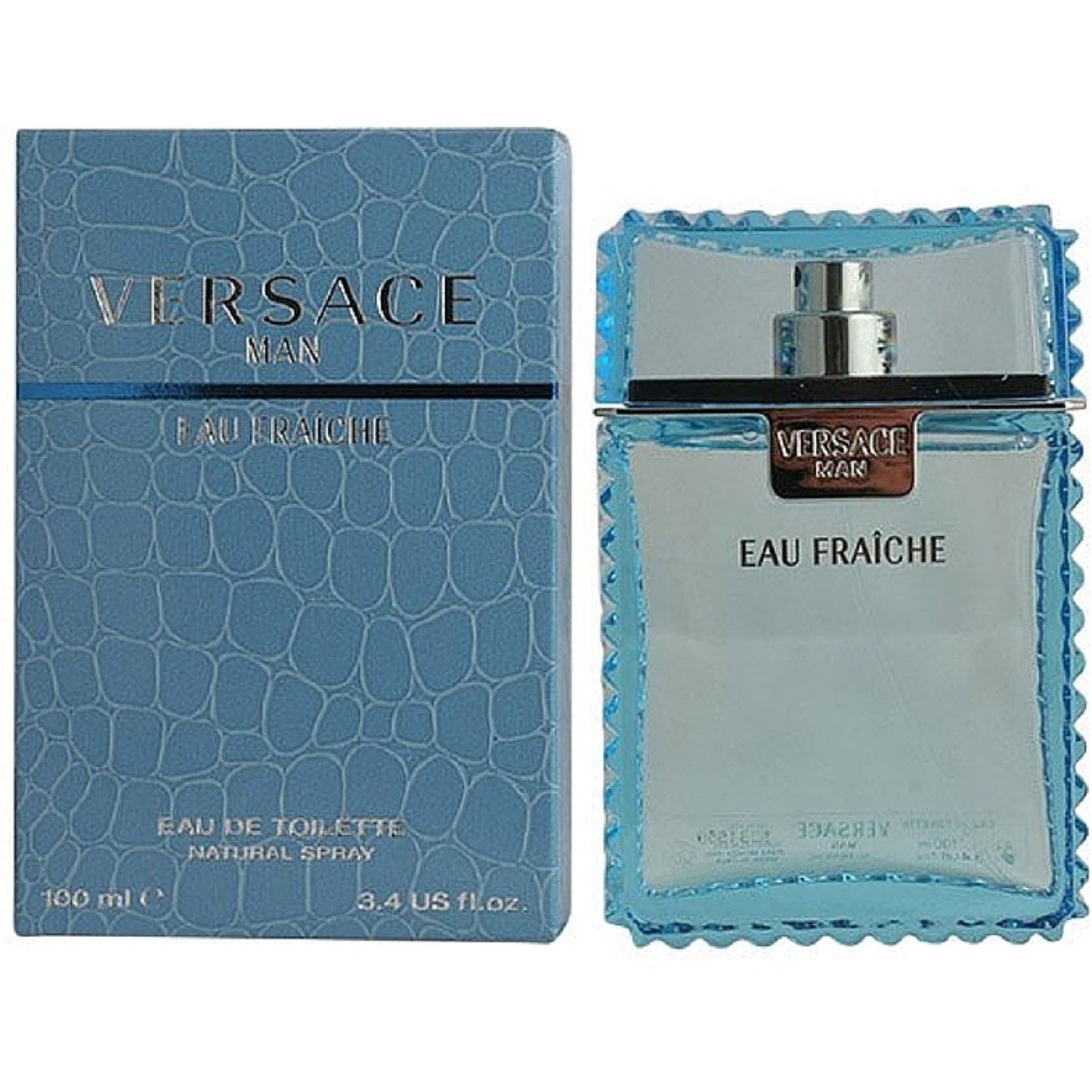 Eau Fraiche Par Versace Eau De Toilette Spray Pour Hommes 3,40 Oz