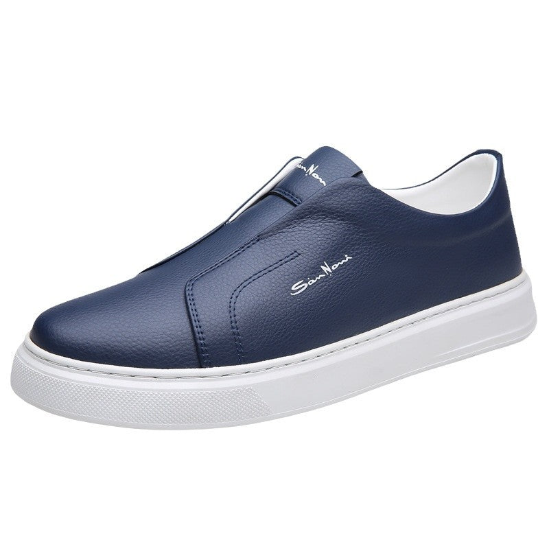 Sneakers with a casual style and anti slip lace up flat bottom with soft sole and soft surface can be easily kicked with one foot - Korvel