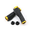 Bicycle Handlebars Mountain Bike Aluminum Alloy Bilateral Lock Anti-Skid Handlebars Riding Rubber Meat Ball Handlebars Vice Handle - Korvel