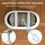 51 Inch Acrylic Freestanding Bathtub Contemporary Soaking White Tub with Overflow and Pop-up Drain Glossy White - Korvel