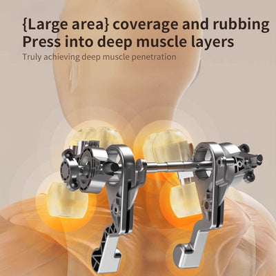 Premium Electric Shoulder and Neck Massager with Heat