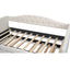 Upholstered Twin Size Daybed with Trundle, Beige - Korvel