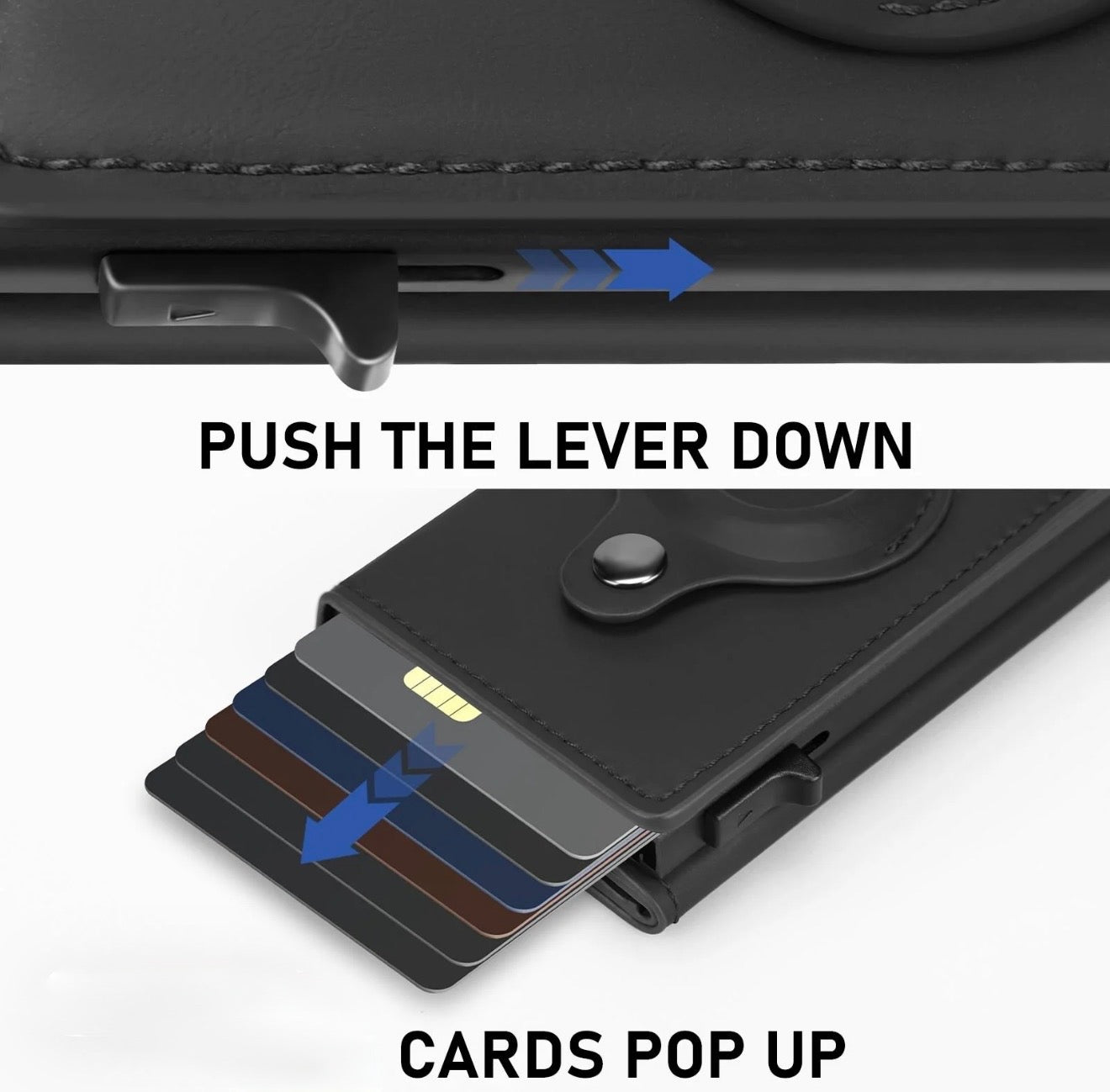SlimGuard RFID Wallet - Minimalist Design & Security