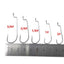Rompin 100pcs/box 2#-3/0# 5 size Jig head HookSingle Fishing Hooks - Korvel