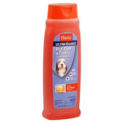 Premium Flea & Tick Shampoo for Dogs - 18 oz