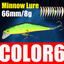 AFISHLURE Bass Wobblers Trout Fishing Lure  66mm/8g Minnow  Hard Baits Iscas Artificial Pesca Leurre - Korvel