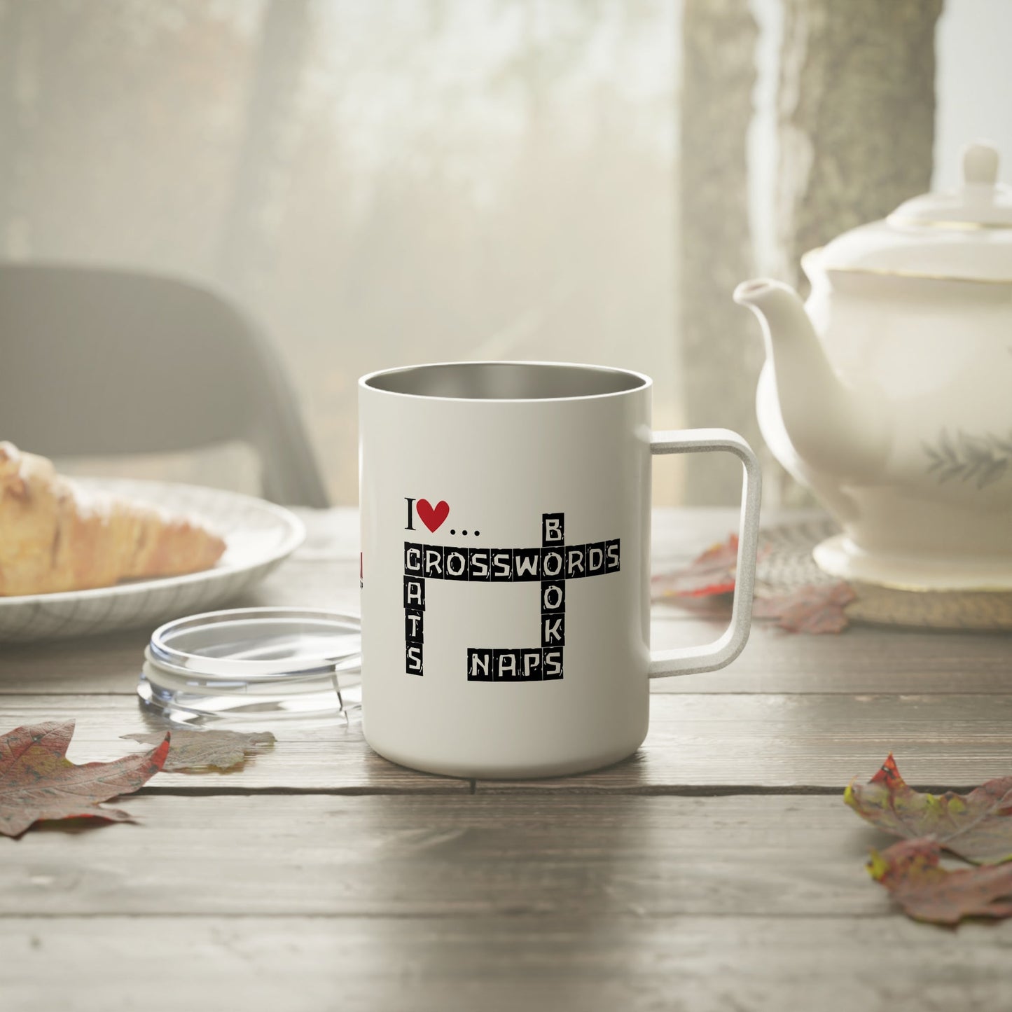 Mug isolé Crosswords and Cats - 10oz