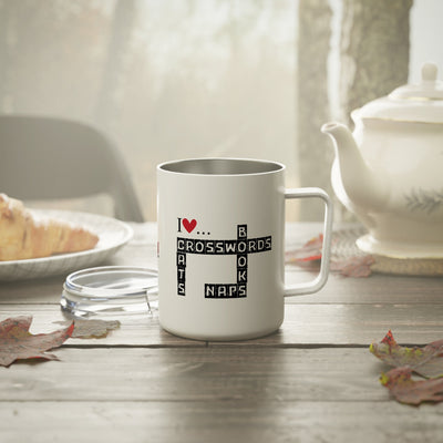 Mug isolé Crosswords and Cats - 10oz