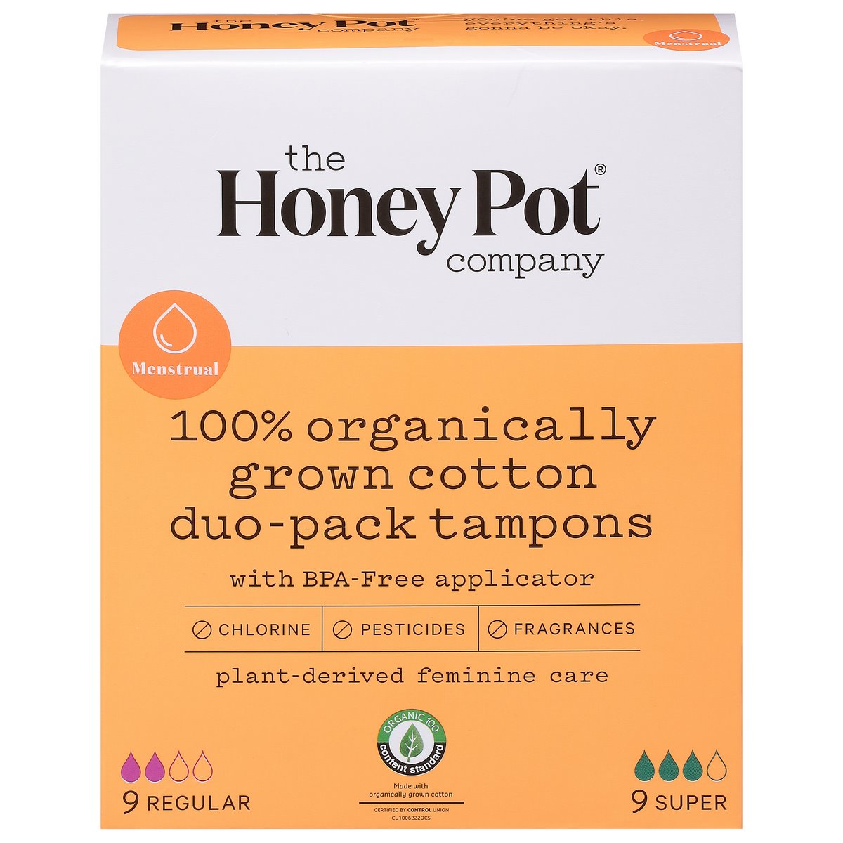 Paquete Dúo de Tampones de Absorbencia Regular y Súper, 18 Contenidos