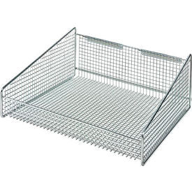 Quantum Storage Systems Chrome Partition Wall Hanging Basket