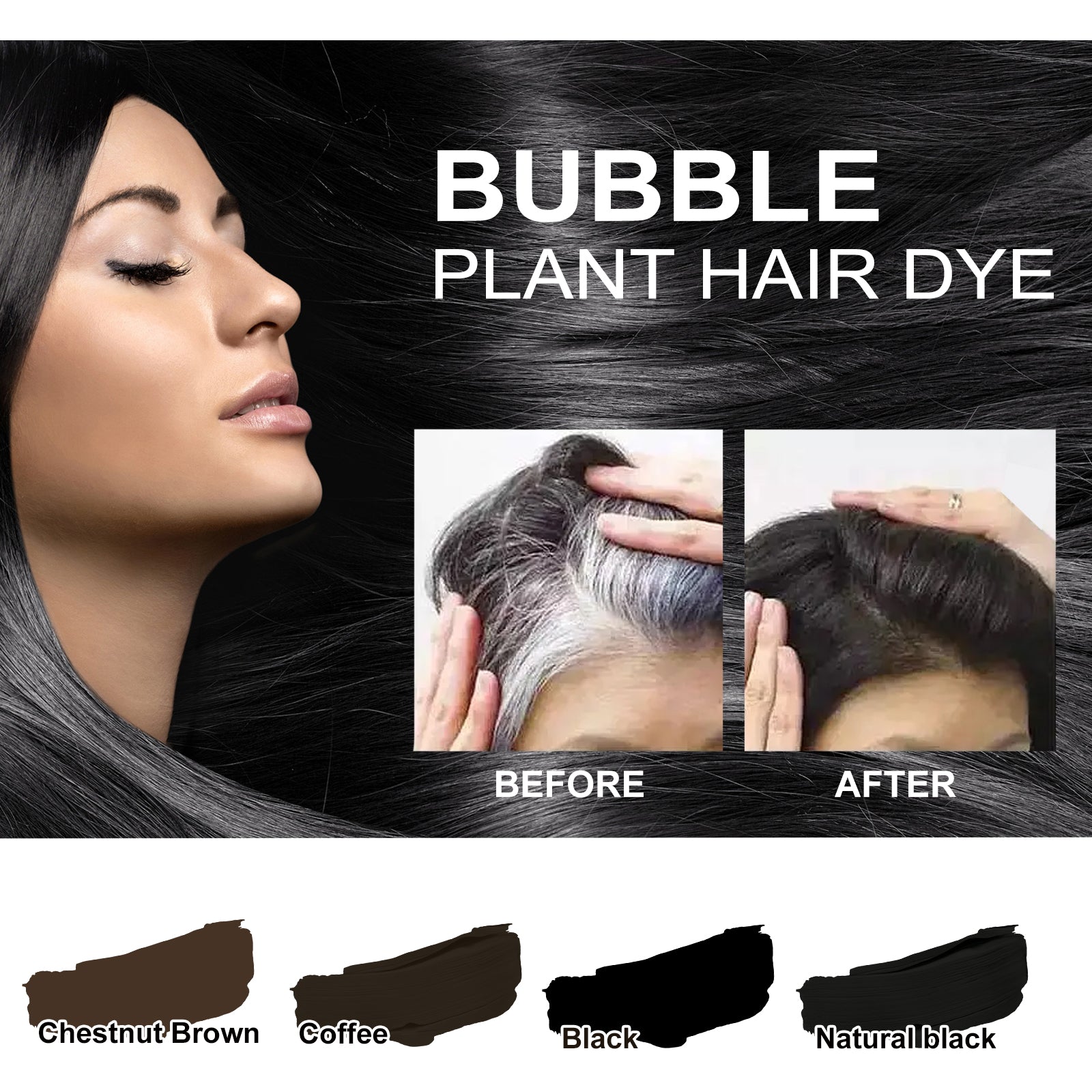 Bubble Hair Conditioner Gentle Plant Bubble Hair Conditioner Easy Hair Care At Home - Korvel