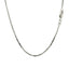 14k White Gold Milano Chain - 1.1mm Elegance