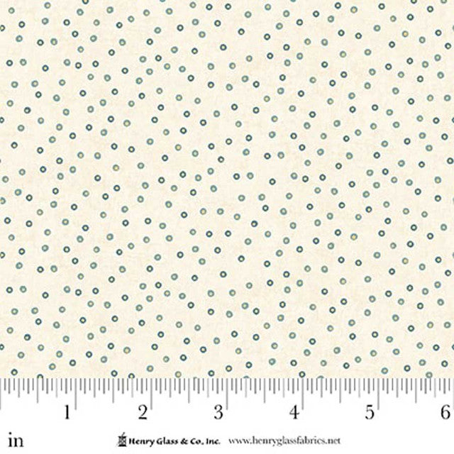 Cream Dots Cotton Fabric - 44"/45" Per Yard