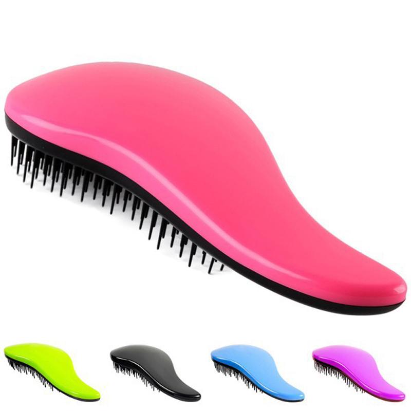 1PC 15CM Eyecatching Hair Care Styling Hair Comb Beauty Healthy Styling Care Hair Comb Shower Massager Detangle Brush - Korvel
