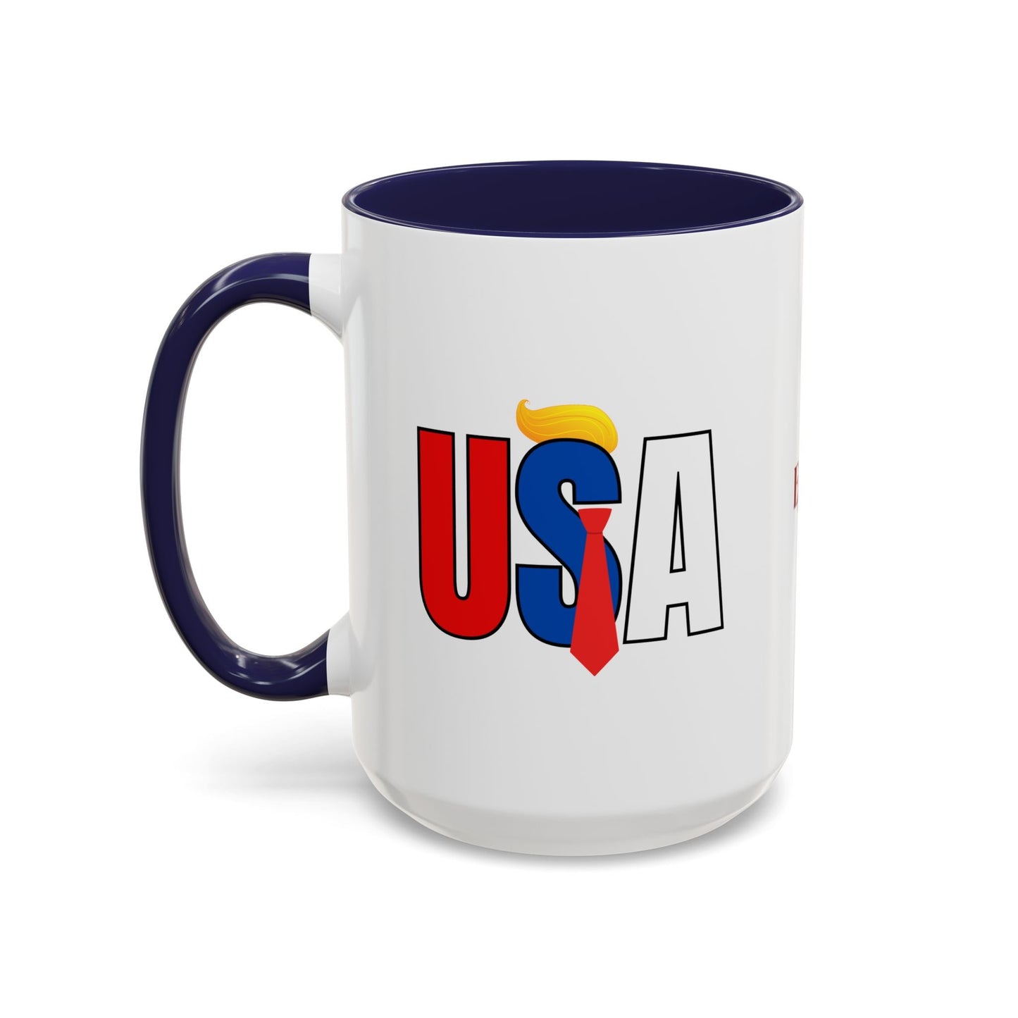Taza de café con acento vibrante de EE. UU.