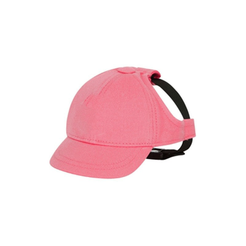 Pet Dog Outdoor Photography Leisure Sunshade Hat with Ear Holes Adjustable Corgi Baseball Cap - Korvel