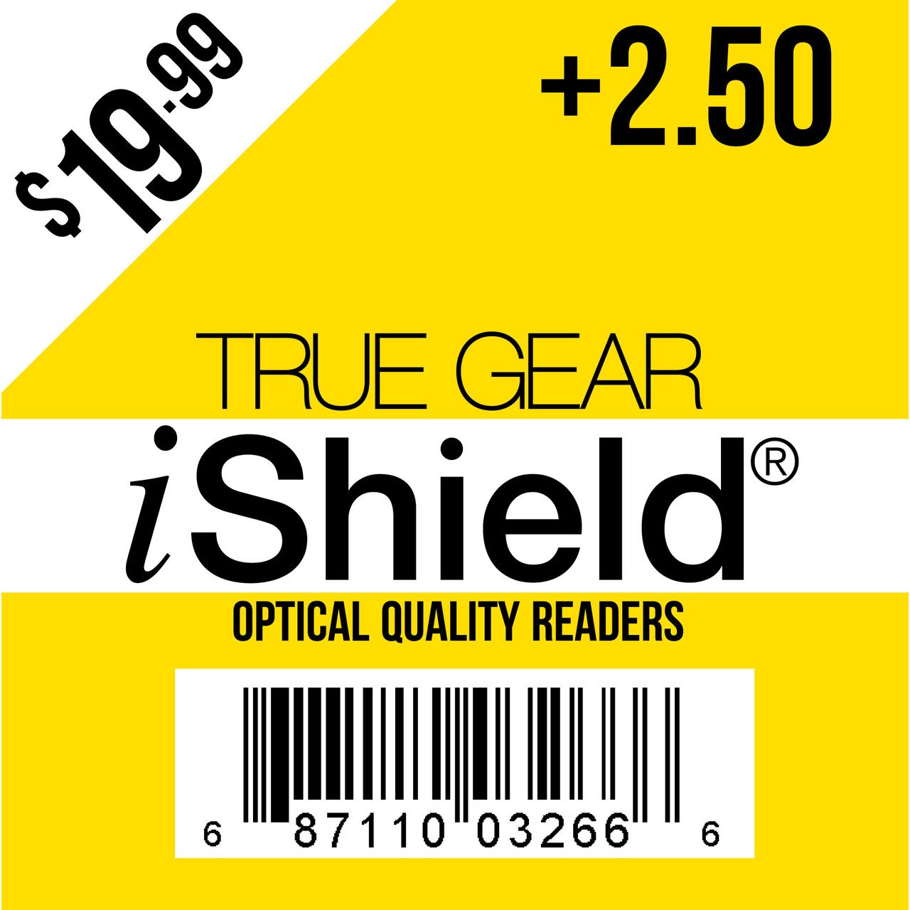 Gafas de lectura True Gear iShield – Fuerza +2.50