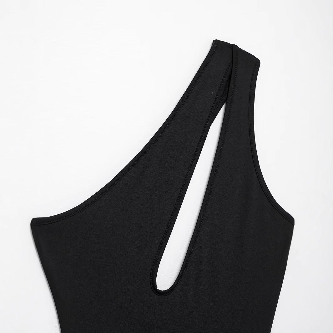 Elegant Hollow Out One-Piece Swimsuit for Women