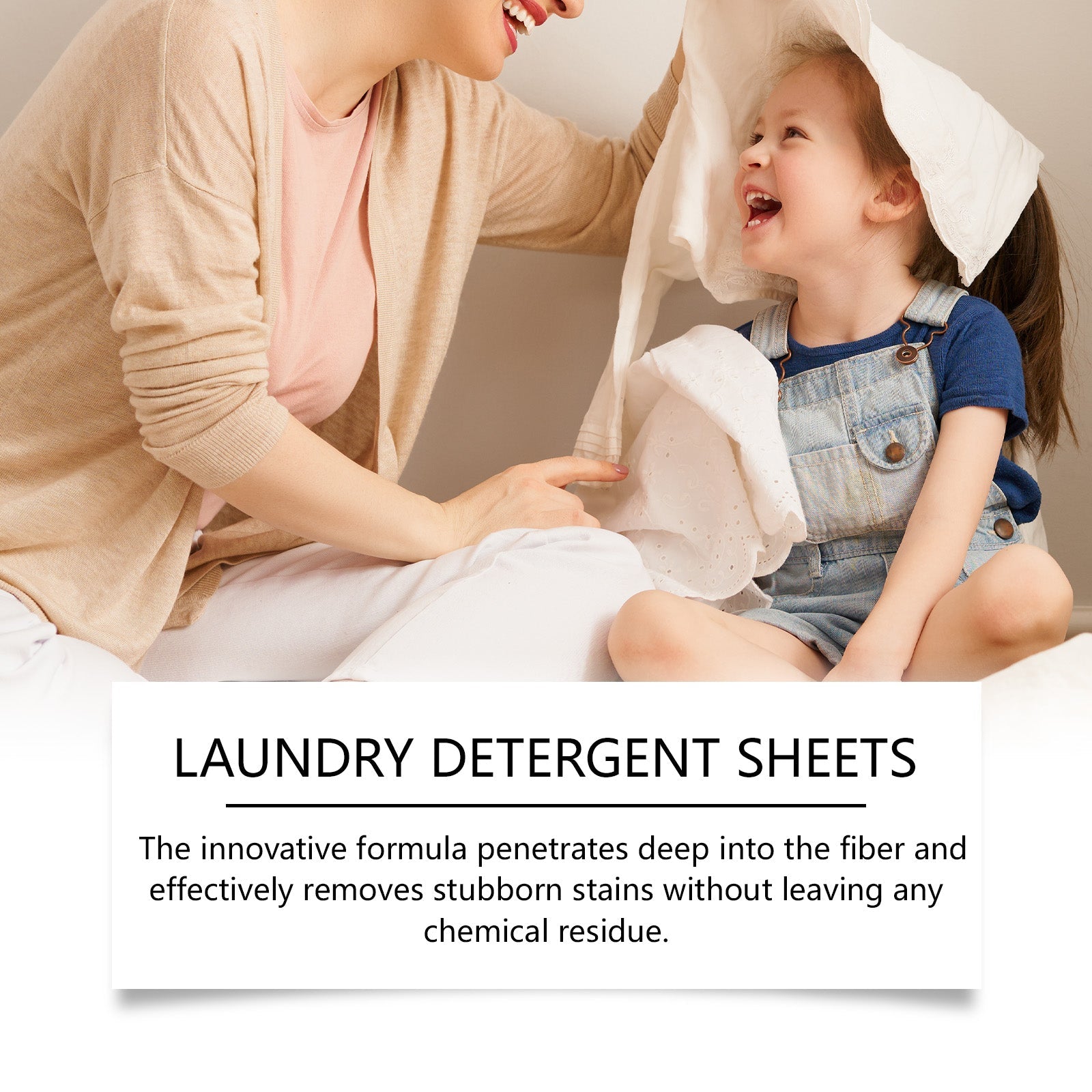 Laundry Detergent Sheet Gentle Cleaning And Decontamination Handy Household Laundry Bubble Paper - Korvel