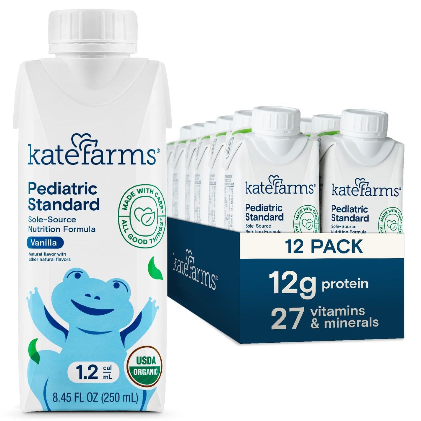 Kate Farms Pediatric Standard 1.2 - Sabor Vainilla Suplemento Nutricional