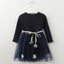Bear Leader Girls Dress Pentagram Princess Dress Brand Girls Clothes Children Clothing European and American Style Girls Dresses - Korvel