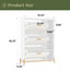 Shoe Cabinet with 3 Flip Drawers & Open Shelves, Modern Entryway Shoe Storage Cabinet Slim, Narrow Hidden Shoe Rack for Heels - Korvel