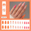 Finished manicure patches, wearable nails, drop-shaped manicure patches, contrasting color combinations - Korvel