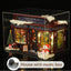 Maisons de poupées en bois DIY Joyeux Noël Wonderland avec lumière LED
