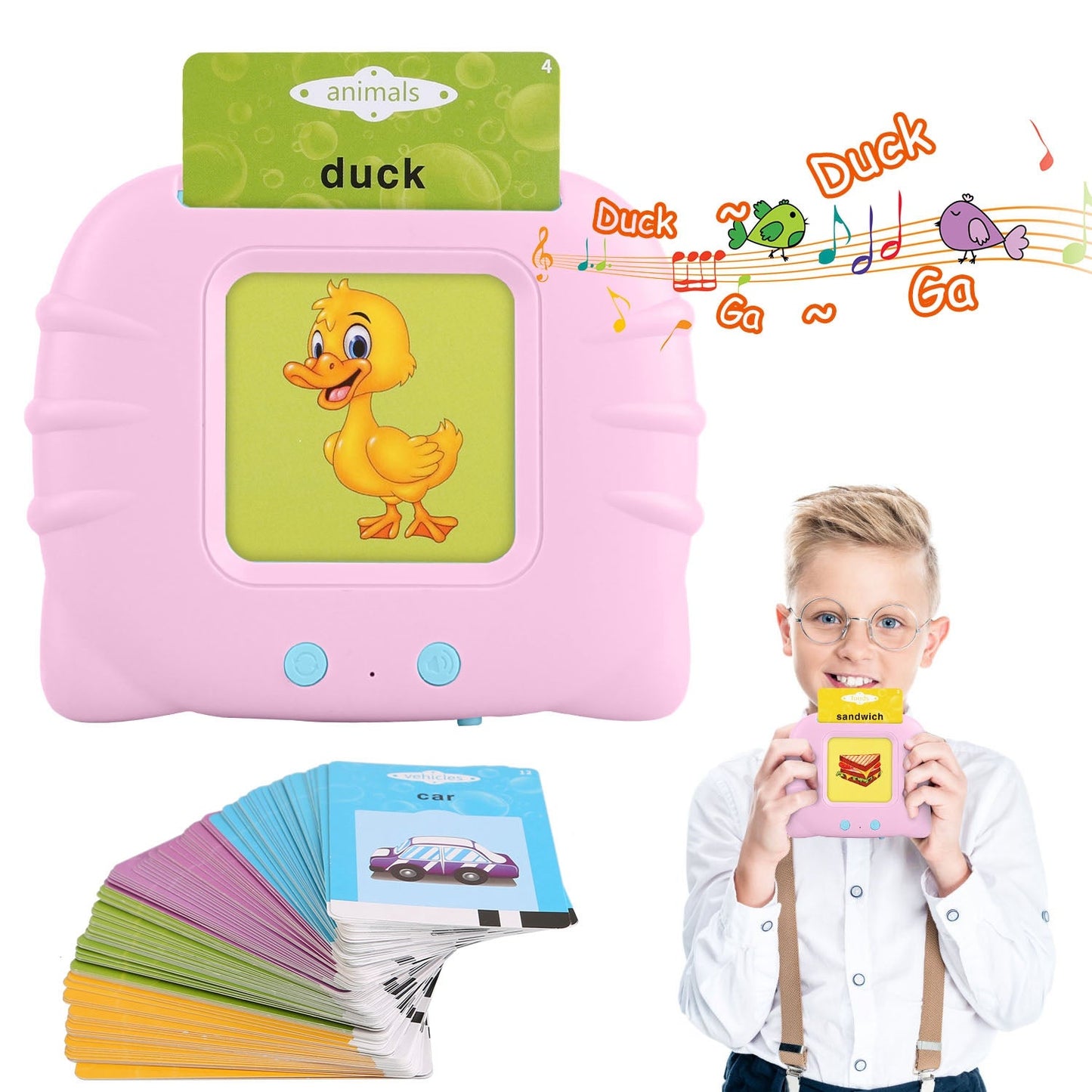 224 Palabras Tarjetas Habladoras Kid Flash - Set de Aprendizaje de Audio Educativo