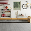 12 x 12 inch gray interlocking deck tiles, plastic waterproof, weighing up to 6613 pounds, with a rose pattern pack of 12 - Korvel