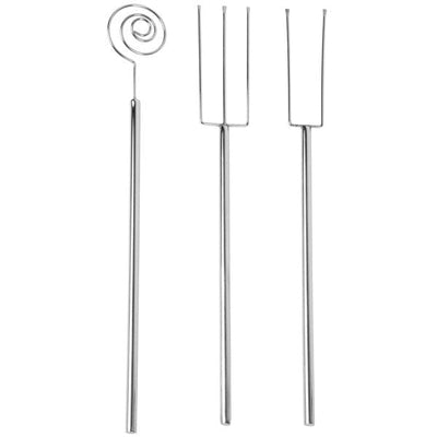 3-Piece Stainless Steel Candy and Fruit Dipping Tool Set