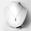 1.11 Carat Genuine Tanzanite & Diamond Pendant in Sterling Silver