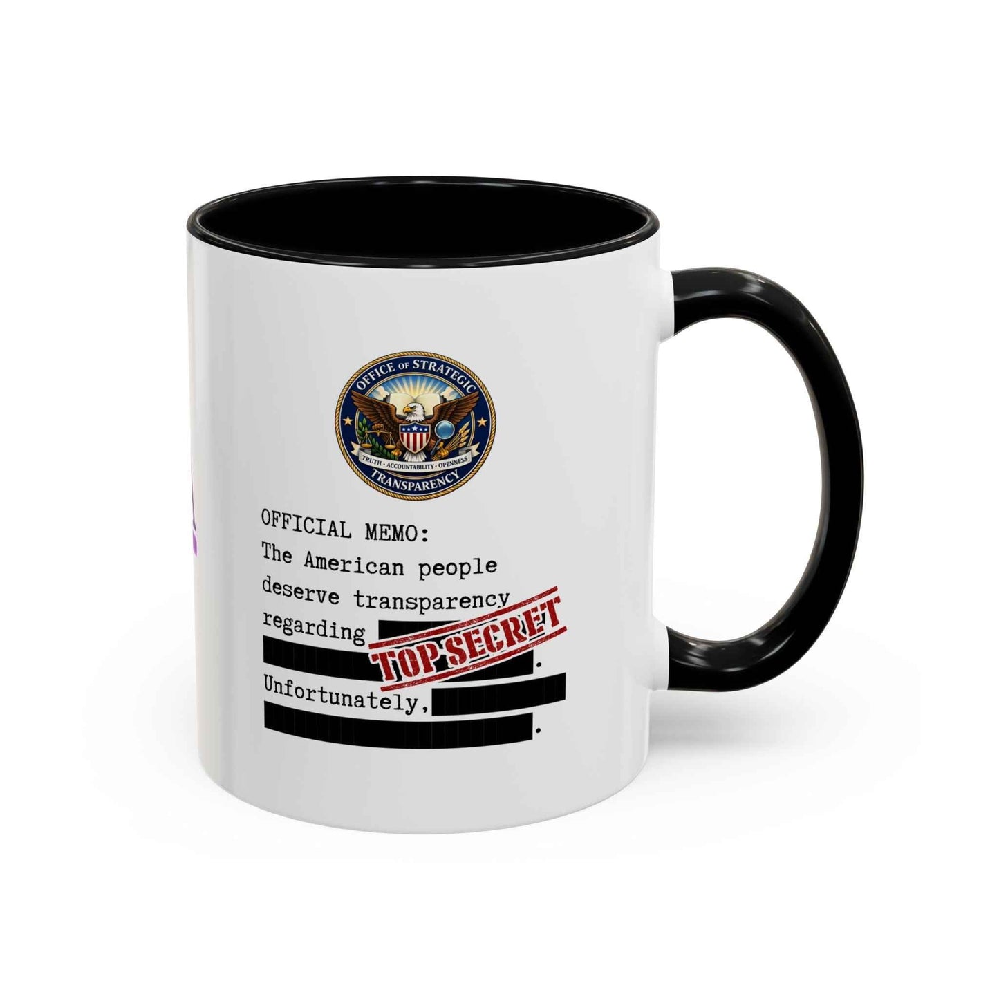 Official Memo Top Secret Coffee Mug – Political Satire