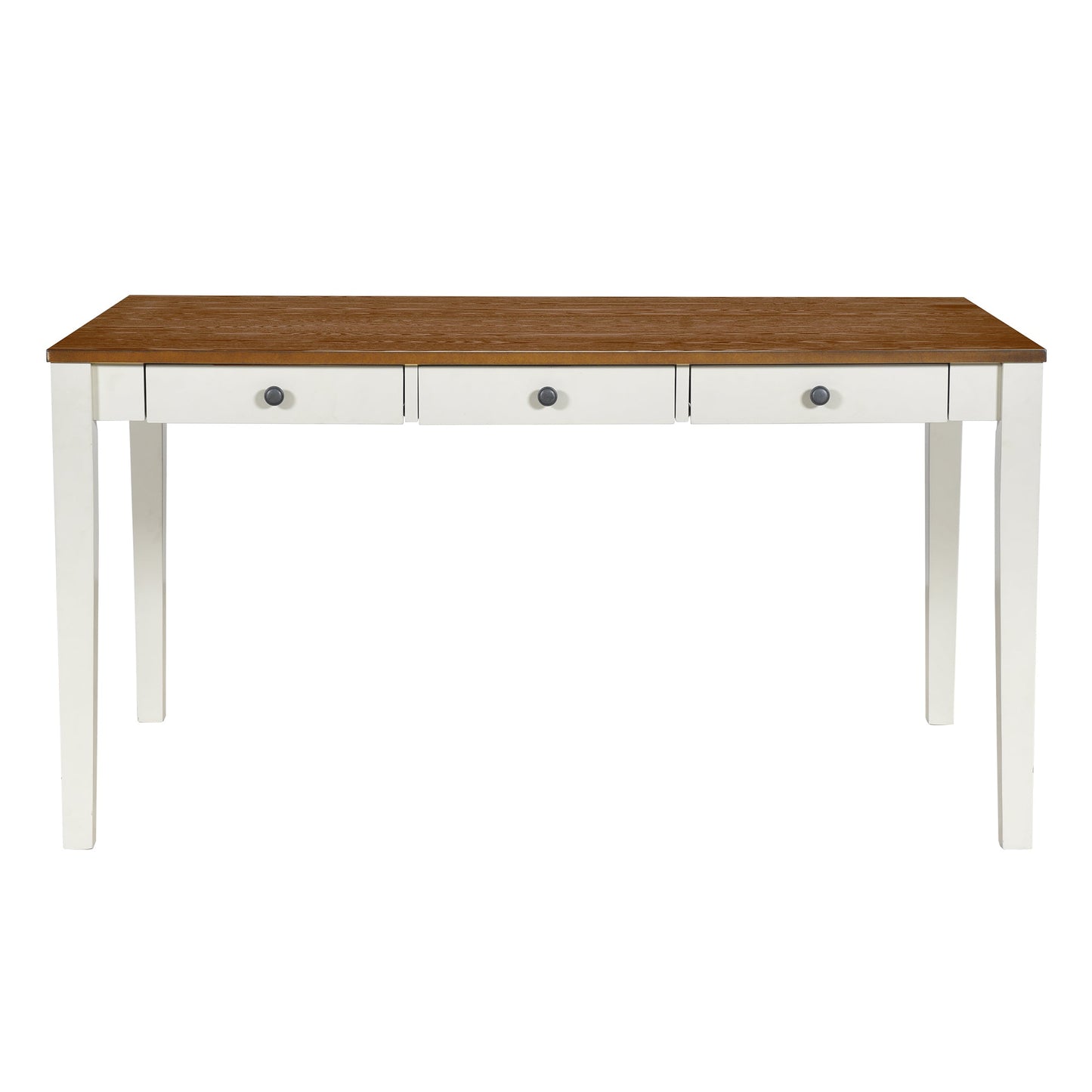 Conjunto de Mesa de Comedor de Madera de 6 Piezas TOPMAX de Estilo Mid-Century