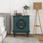Commode de rangement à 3 tiroirs en bois creusé