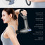 4 Massage Silicone Head Powerful Fascial Gun Portable Vibration Deep Tissue Percussion Muscle Back Massage Gun For Women - Korvel