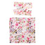Newborn Photography Wrap Bow Hair Band Wrap Towel Set Baby Flower Blanket 2 Piece Set - Korvel