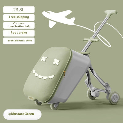 Maleta Trolley para Niños con Asiento y Rodante