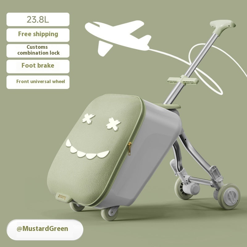 Maleta Trolley para Niños con Asiento y Rodante
