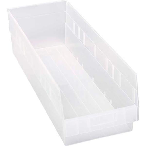 Quantum Storage Systems Clear Nesting Shelf Bin - QSB214