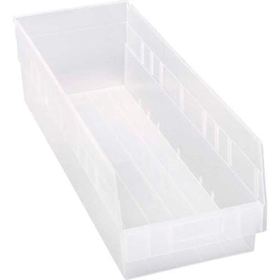 Quantum Storage Systems Clear Nesting Shelf Bin - QSB214