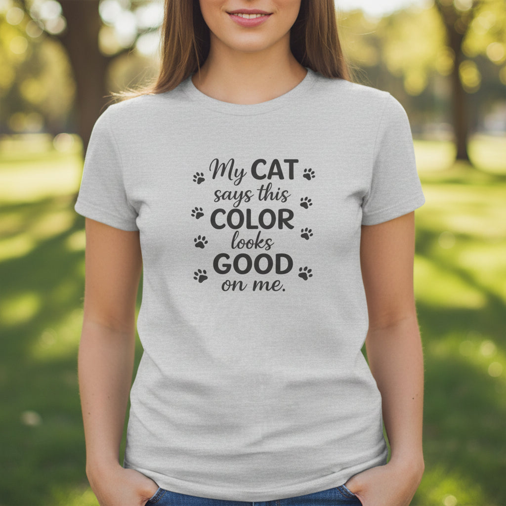 Mon chat a choisi ça – T-shirt graphique doux